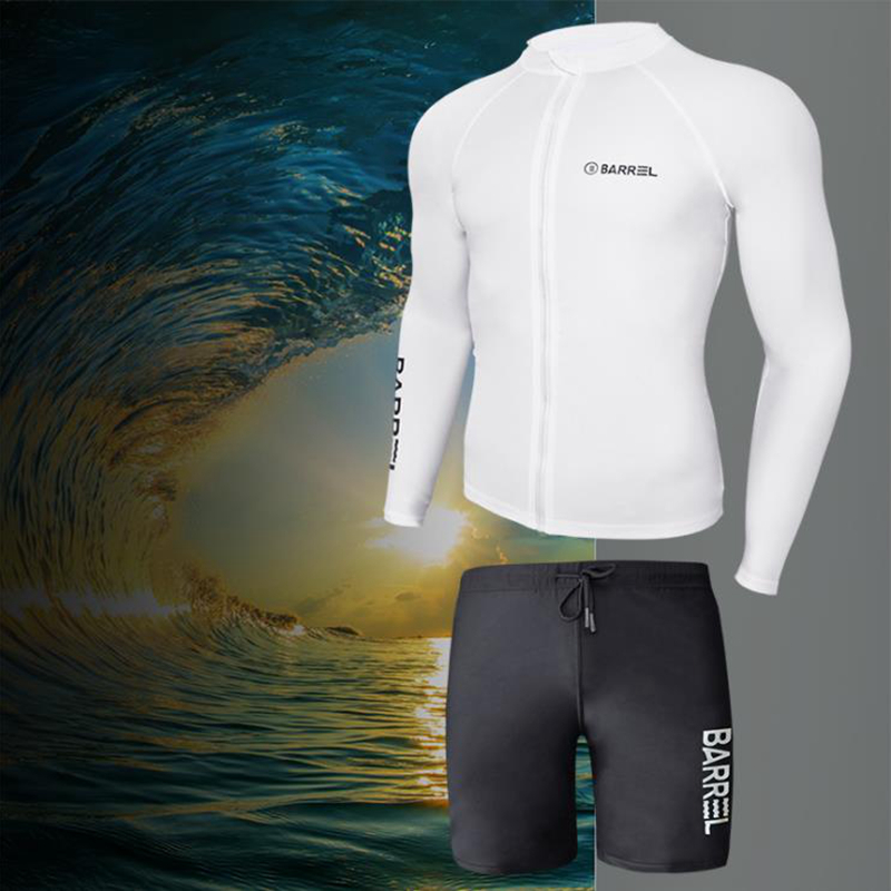 White zipper + shorts
